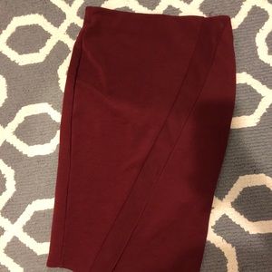 Zara high-waist midi skirt, size s
